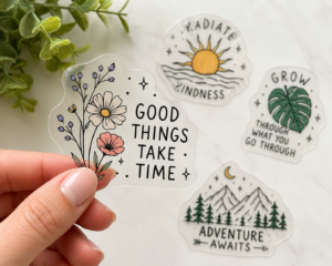 Clear Custom Stickers