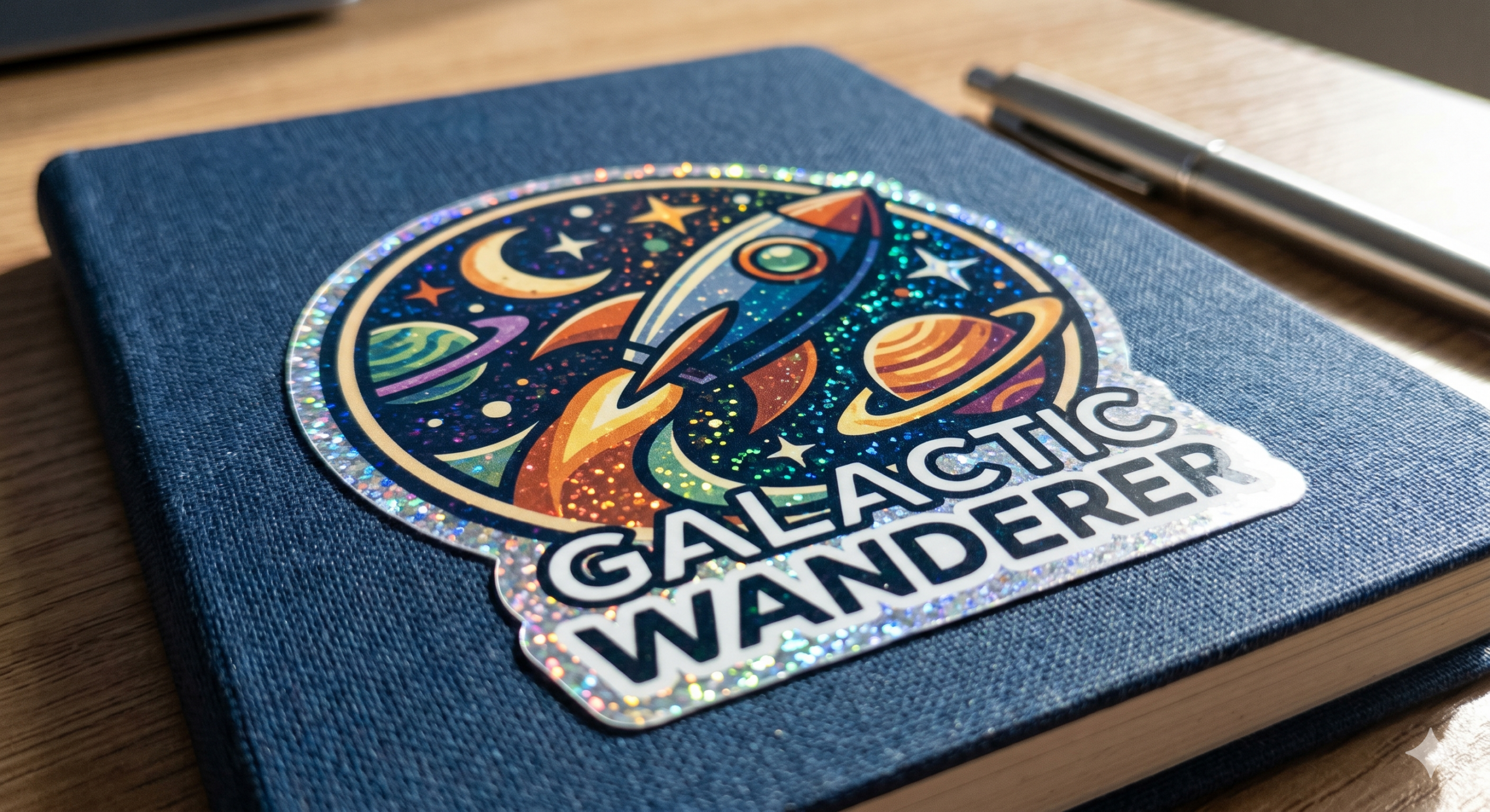 Custom Glitter Stickers